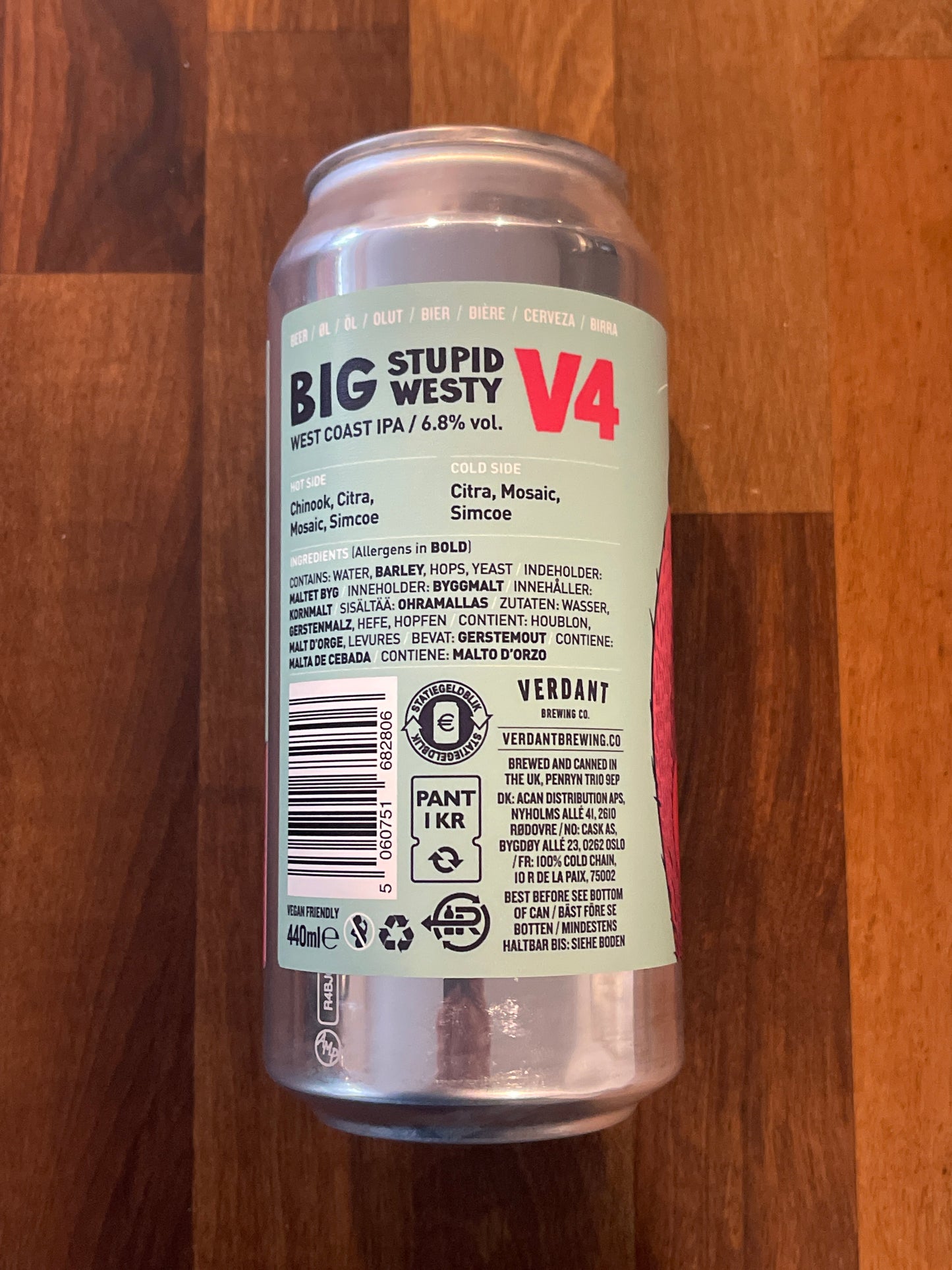 Big Stupid Westy V4 (West Coast IPA)