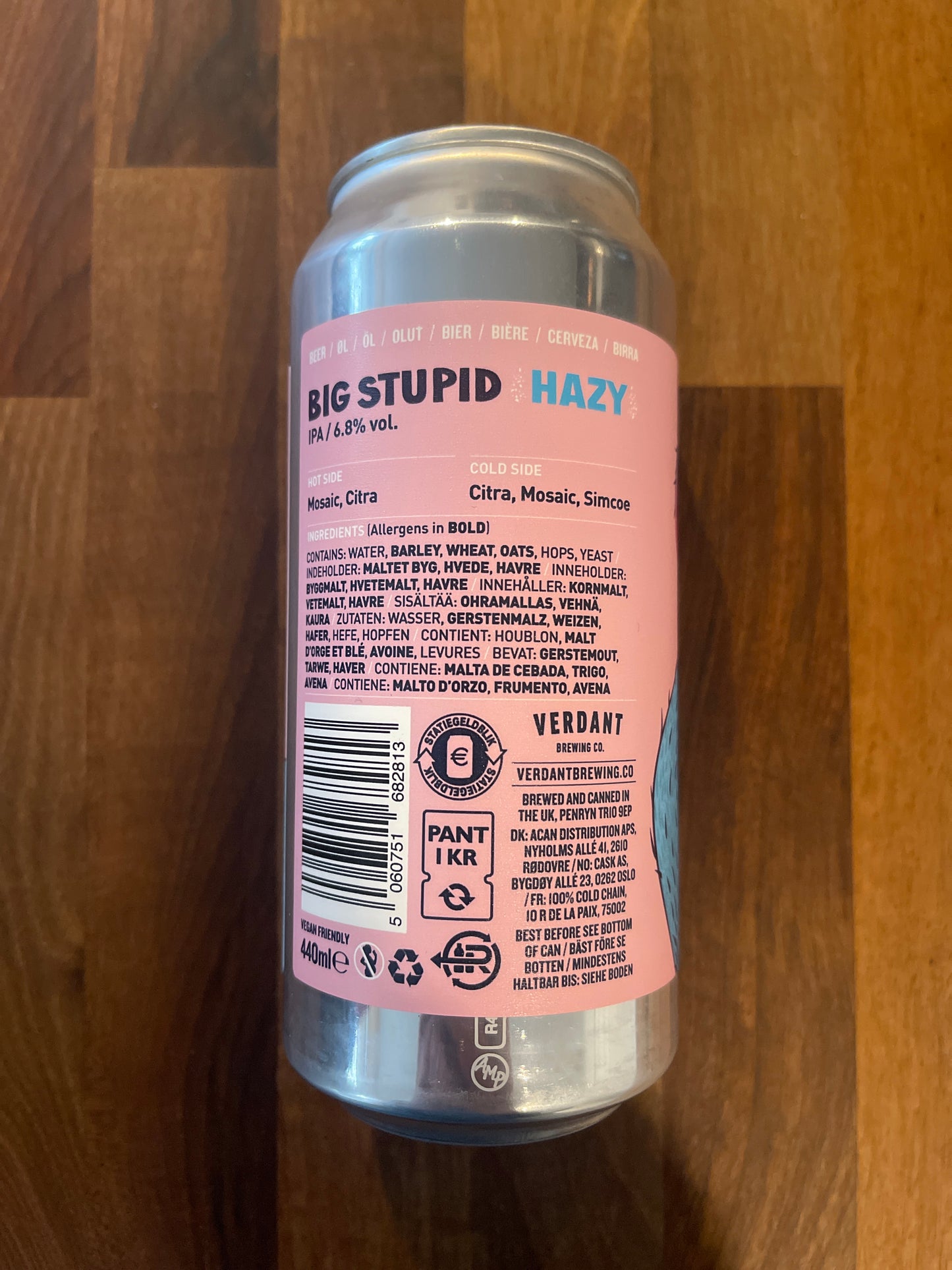 Big Stupid Hazy (New England/Hazy IPA)