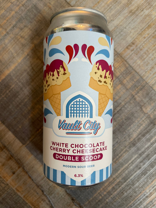 Vault City - White Chocolate Cherry Cheesecake Double Scoop (Sour)