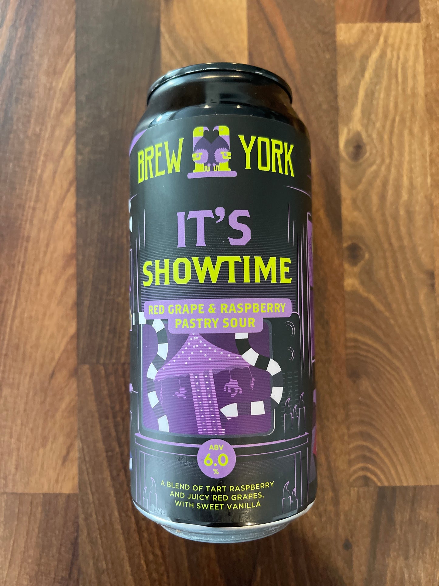 It’s Showtime (Red Grape & Raspberry Pastry Sour)