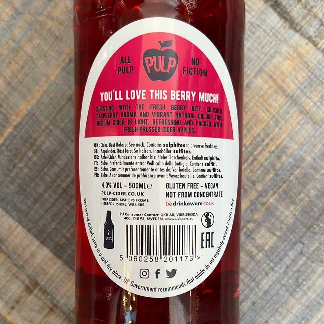 Pulp - Raspberry Craft Cider