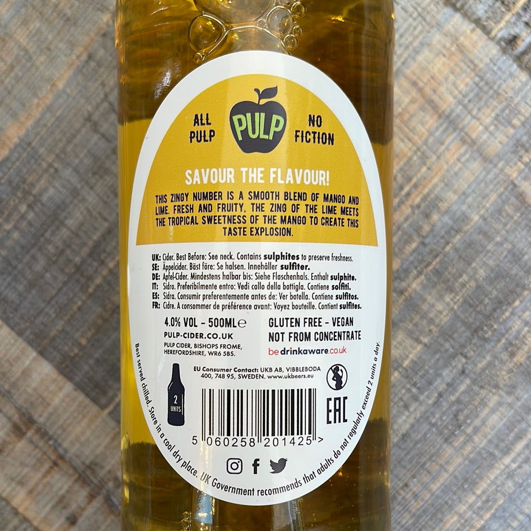 Pulp - Mango & Lime Craft Cider